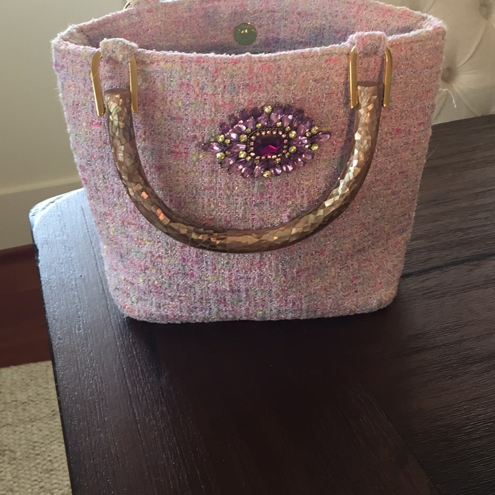 Nina Perrera tweed small purse